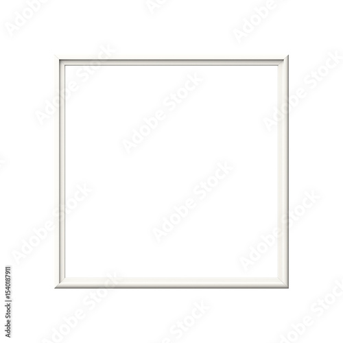 blank photo frame isolated