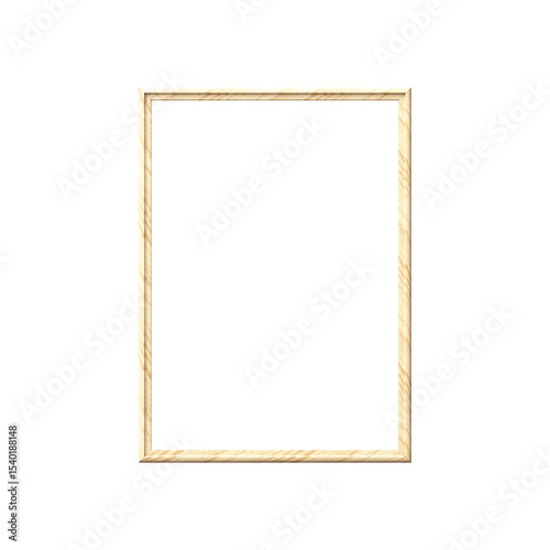 gold frame isolated on white
