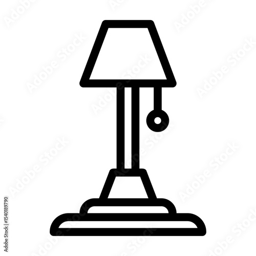 a collection of icons containing various household equipment, such as tables, chairs, tissue holders and so on