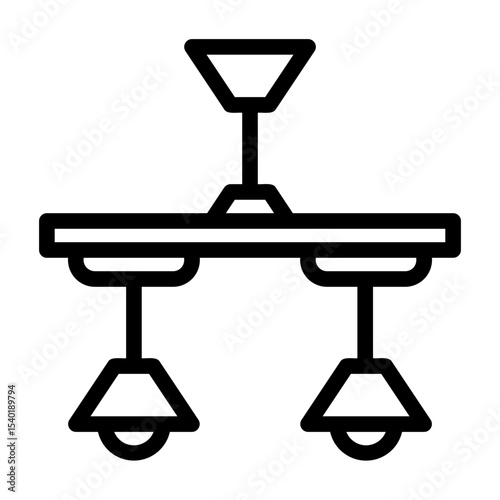 a collection of icons containing various household equipment, such as tables, chairs, tissue holders and so on