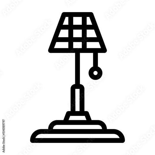 a collection of icons containing various household equipment, such as tables, chairs, tissue holders and so on