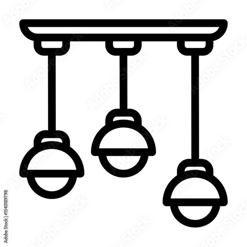 a collection of icons containing various household equipment, such as tables, chairs, tissue holders and so on