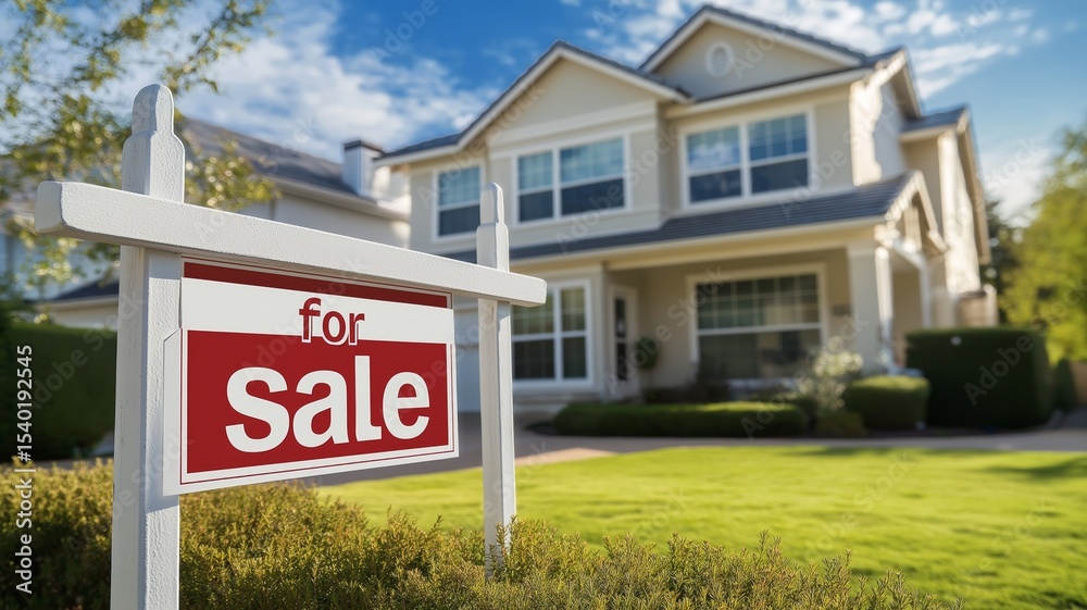 House for sale with well-maintained lawn and attractive exterior in a residential neighborhood House for sale with well-maintained lawn and attractive exterior in a residential neighborhood