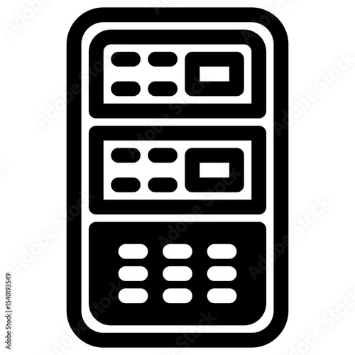 Data Server Rack for Network Storage