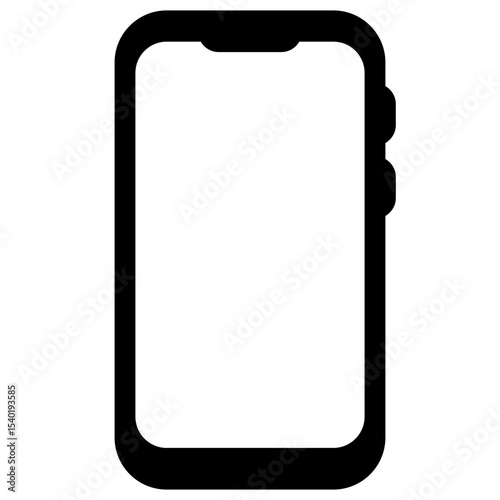 Modern Smartphone with Touchscreen