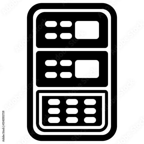 Data Server Rack for Network Storage