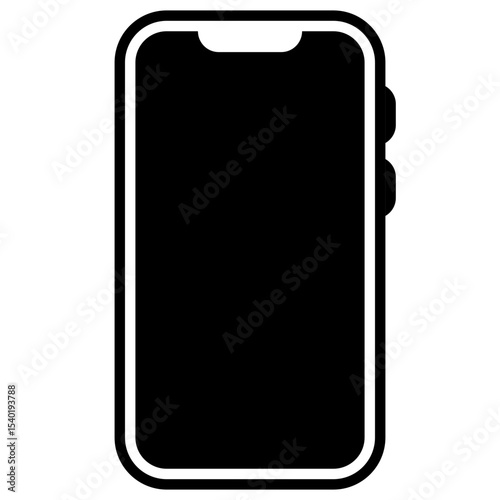 Modern Smartphone with Touchscreen