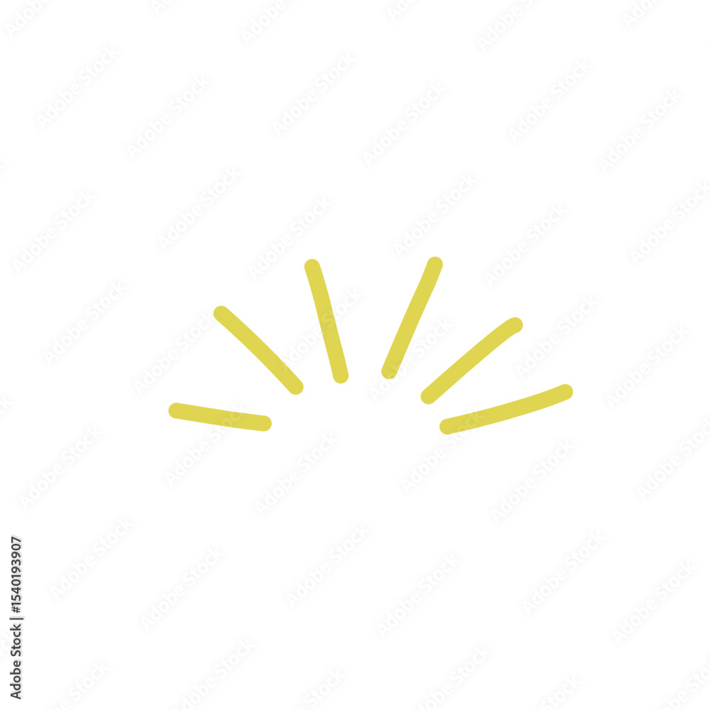 Obraz premium comic pop line elements