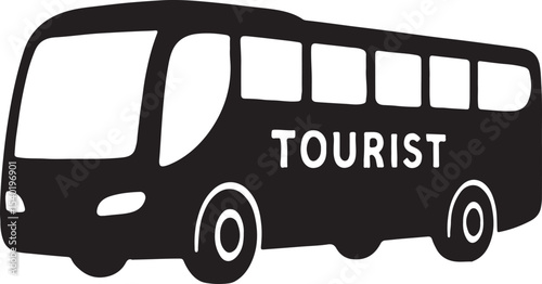 Red London public transport bus vector illustration