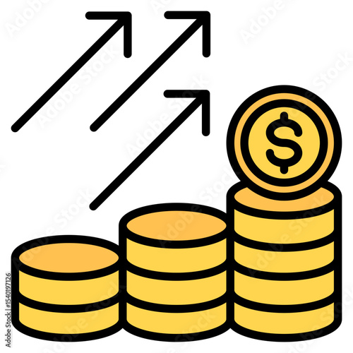 Increase outline color icon