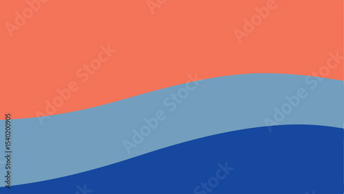 Abstract color waves design with modern pastel colors for versatile digital projects