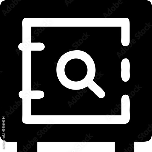 Bank vault safe icon – secure storage symbol, financial security, money protection, safe deposit, secure lock, bank safety, secure vault door, finance, security concept, money safeguard, asset protect