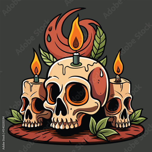 Dia de los Muertos Icon Set Vector Design