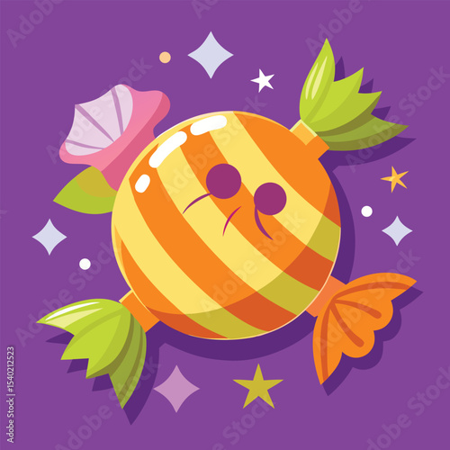 Halloween Candy Decorative Element Graphic Design