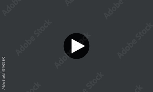 Play video sign vector