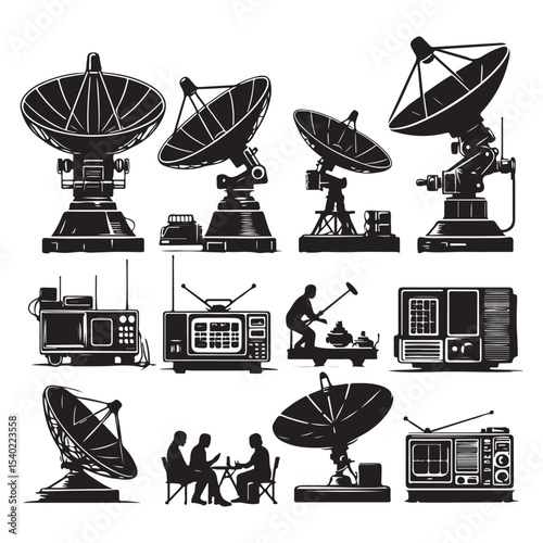 satellite dish on the roof