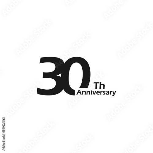 anniversary logo design, 30th anniversary, symbol, icon, party, logo design for 30th anniversary, vector, success, illustration, birthday, symbol, background, year, congratulation, greeting, invitatio