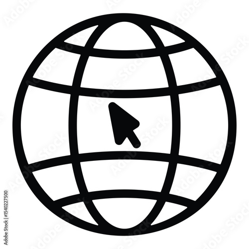 Online  Icon Element For Design