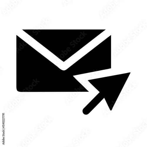 Send mail icon vector illustration