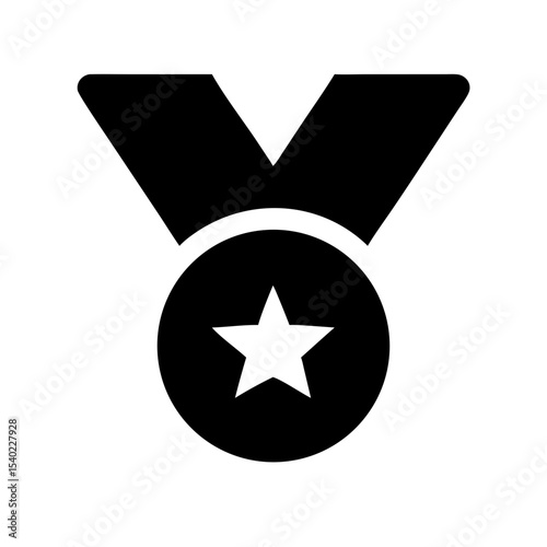 Medal with remove icon vector illustration