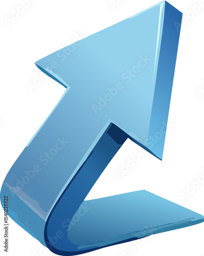 blue arrow icon