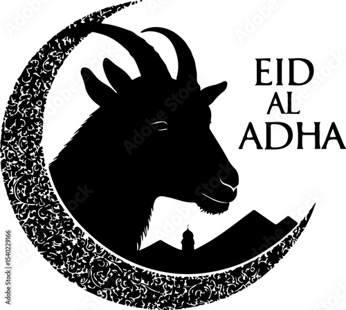 Eid al Adah Vector Art Collection, Islamic Festival Vector Design, Eid Celebration Vector Art, Eid al Adah Animal Sacrifice Art, Muslim Holiday Vector Illustration, Eid al Adah Mosque Scene Vector, 