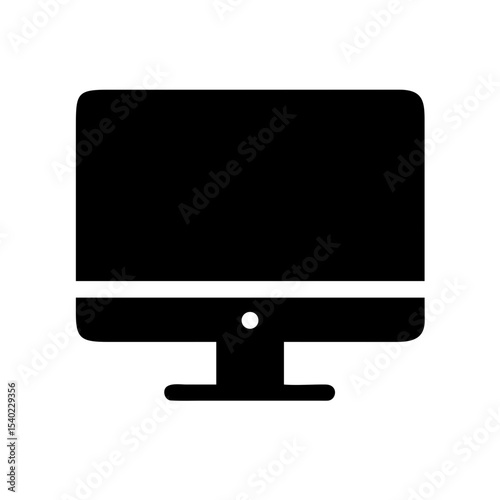 Monitor with remove icon vector illustration