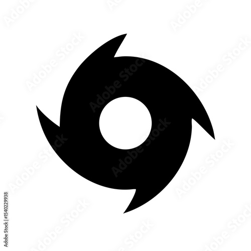 Hurricane storm icon vector illustration