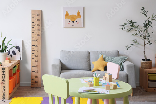 Interior of modern room wit...