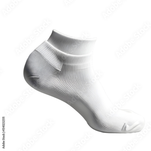 A pair of low-cut ankle socks, isolated on a empty plain background