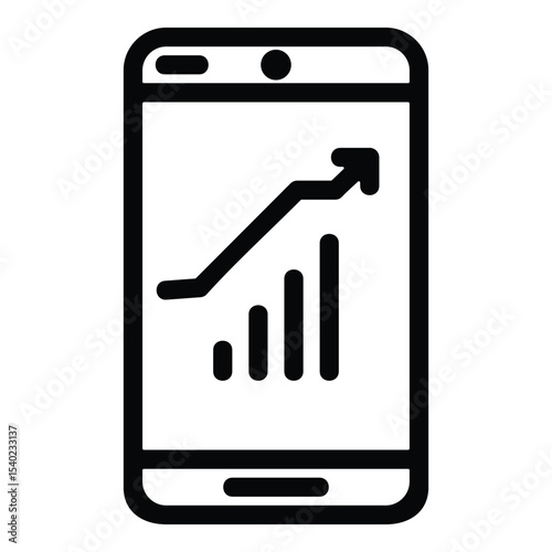 Analytic Graphic  Icon Element For Design