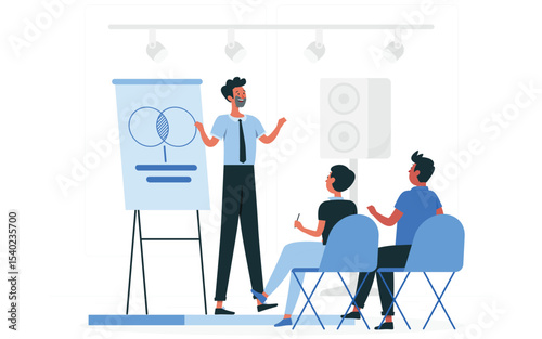 Employee skills training abstract concept vector illustration set. Managers and coding workshops, online tech talks, write code, software development, presentation, web session abstract metaphor.