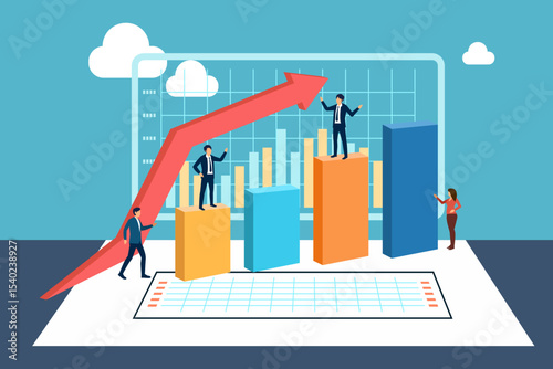 finance investment vector graphics
