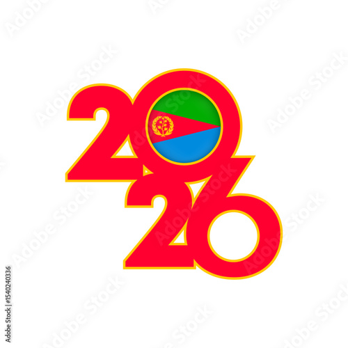 2026 banner with Eritrea flag inside.