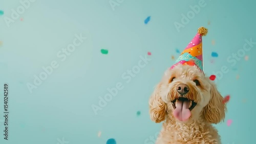 Happy Dog Birthday Party Confetti. (1)