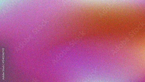 Retro grainy gradient background noise texture effect summer poster design seamless colors teal abstract wave pattern.