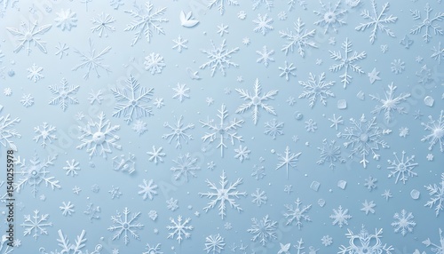 Snowflake pattern winter background for Christmas and holiday design