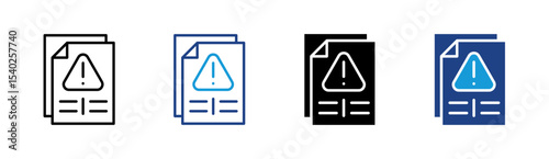 Warning Document Icon