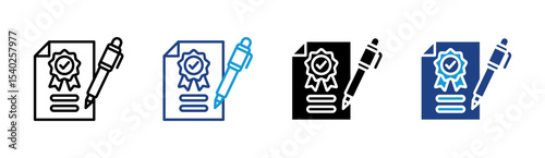 Certified Contract Icon