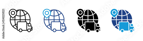 Global Delivery Logistics Icon