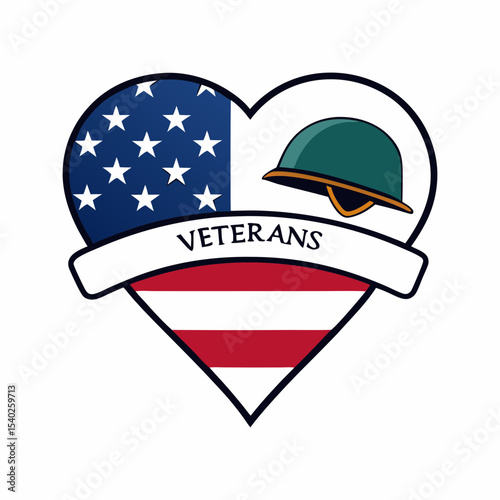  sticker design of veterans day