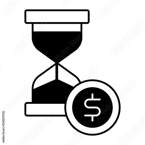 Time is Money black icon