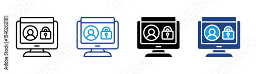 Secure Monitoring Icon