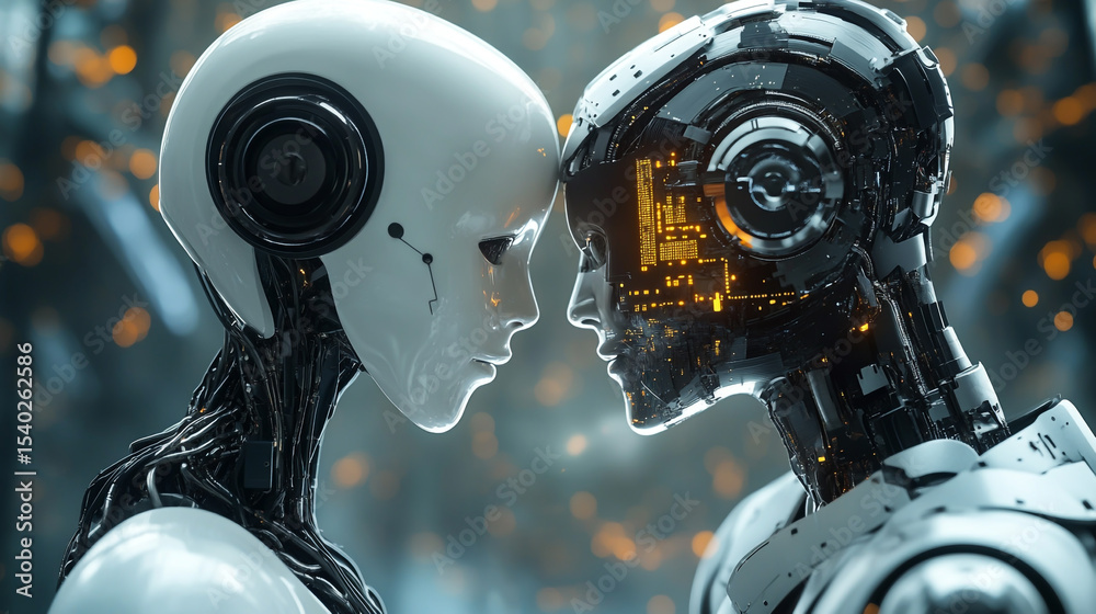 Fototapeta premium Robotics and AI-driven machine learning are rapidly redefining the future of technology, enabling smarter systems, innovative solutions, and transformative advancements worldwide