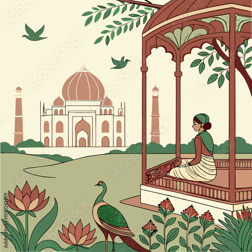 taj mahal in agra india