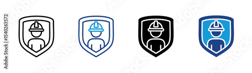 Worker Safety Icon