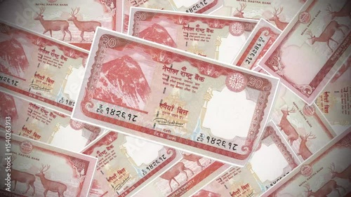Nepalese Twenty Rupee Banknote Animation