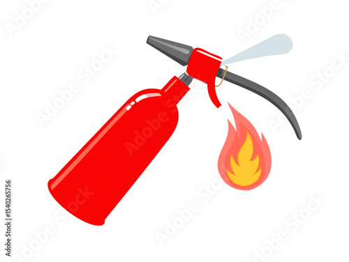fire extinguisher vector illustration