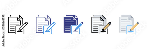 Alteration Multi Style Icon Set