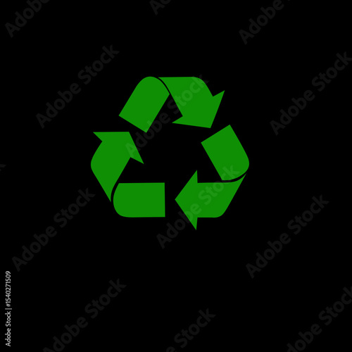 green recycle symbol